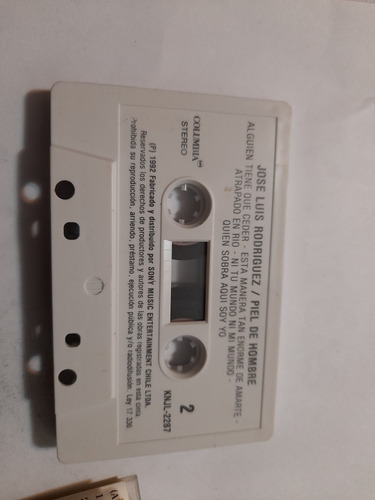 Cassette De José Luis Rodriguez Piel De Hombre (#14-2896 (Usado)