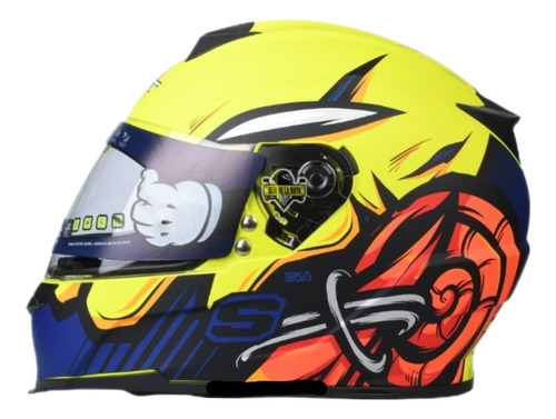 Casco Shaft Sh-502 Mask Neon Yellow