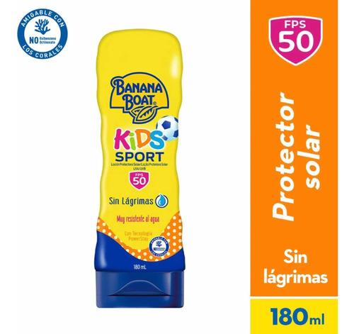 Protector Solar Banana Boat Kids Sport Fps 50 + 180 Ml