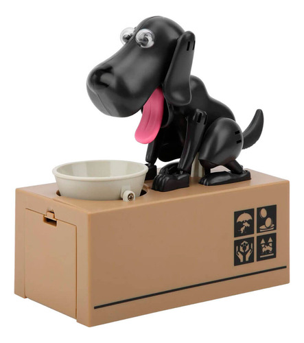 Cofre Cachorrinho Comedor Moedas Divertido Pega Dinheiro