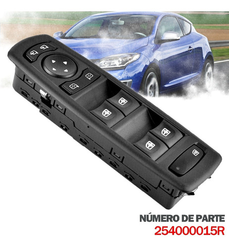Control Maestro Vidrios Para Renault Megane 3 2008-2016