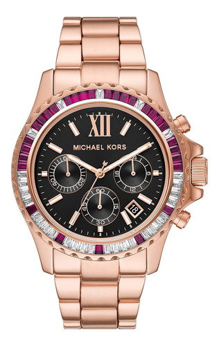 Reloj Mujer Michael Kors Mk6972 Cuarzo Pulso Oro Rosa En