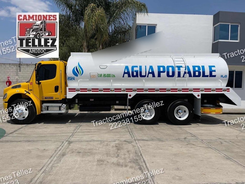 Freightliner M2 59k 6x4 2008 Torton Pipa Para Agua 20,000 L
