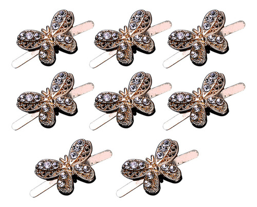 Hebilla Butterfly Jack Plug Butterfly Para Zapatos, Nacarada