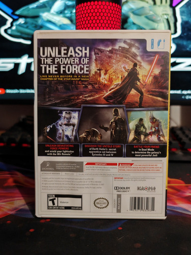 Star Wars The Force Unleashed Nintendo Wii (Reacondicionado)