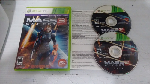 Mass Effect 3 Completo Para Xbox 360,excelente Titulo
