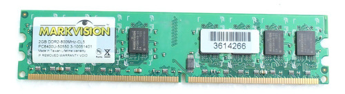 Memoria Markvision Ddr2 2gb Desktop 800mhz Cl5 Pc6400u-5050