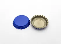 Comprar 1000 Tampinhas Pry Off Rolha Metálica Azul Cerveja Artesanal