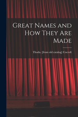 Libro Great Names And How They Are Made - Cocroft, Thoda