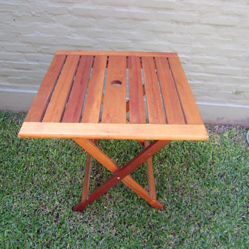 Mesa De Madera Plegable Jardin-bar-balcon-excelente Estado Madera (Usado)