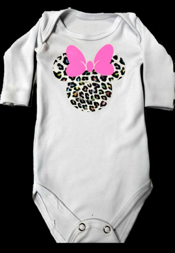 Pañalero Animal Print Minnie Mouse