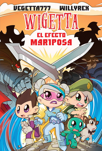 Wigetta 15. El efecto Mariposa, de Vegetta777 y Willyrex. Editorial Martínez Roca México, tapa blanda en español, 2022