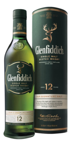 Glenfiddich 12 Single Malt Scotch Whisky 750ml 40% Whiskey