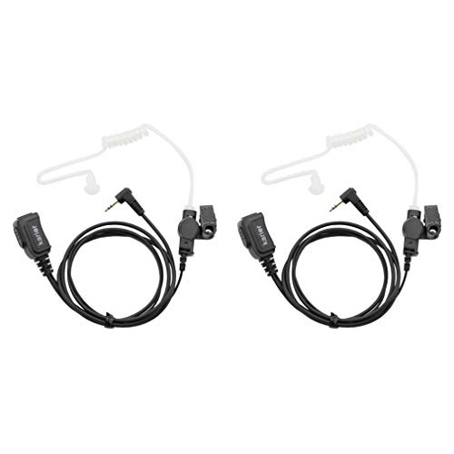 Karier 1 Pin Walkie Headset Auricular Con Ptt Mic Y Nlglt