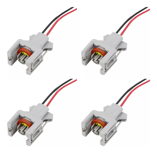 Pack 4 Pcs Conectorenchufe Inyector / Enchufes De Inyectores