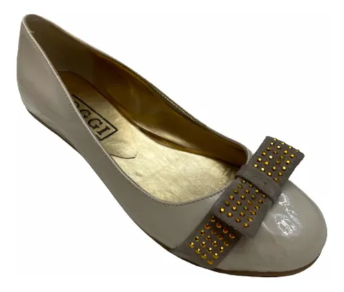 comprar Chatitas Ballerina Charol Y Cuero Nuevo Nro 35 Excelente