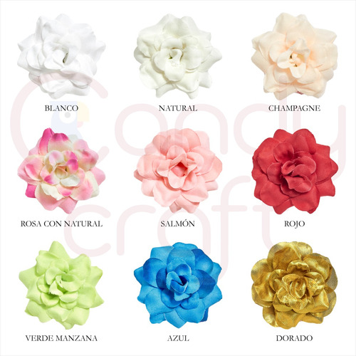 Rosas De Tela Mini Tipo D X 100 Flores - Vinchas, Souvenirs