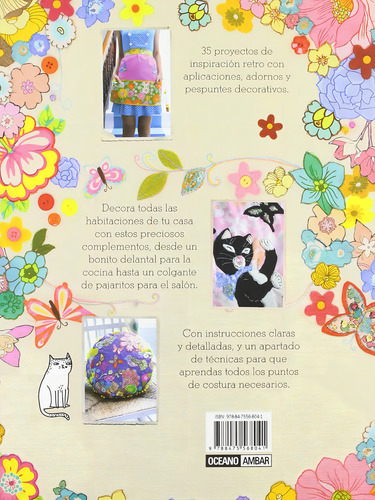 Coser Y Cantar. 35 Originales Ideas Con Aplicaciones, Bordados Y Mucho Más., De Cloë Owens. Editorial Océano En Español
