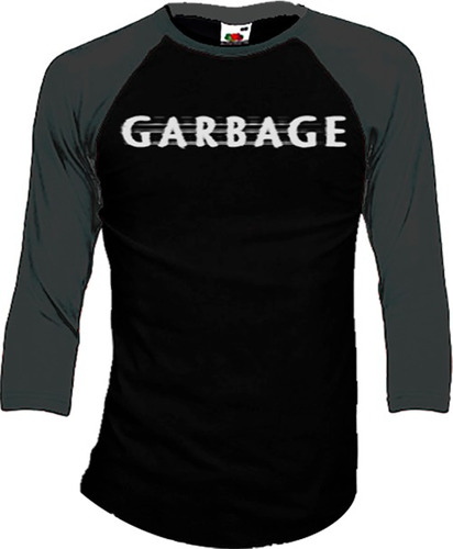 Garbage Playeras Manga 3/4 Para Hombre Y Mujer #03