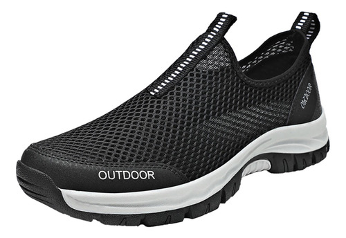 Zapatos De Malla Transpirables Para Hombre, Deportivos, Cubr