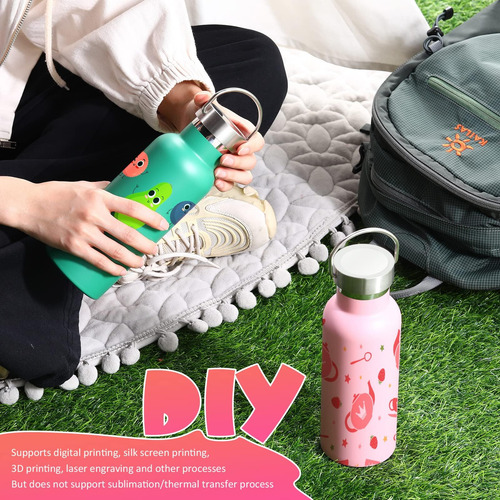 Mimorou 10 Botellas De Agua Deportivas De Acero Inoxidable D