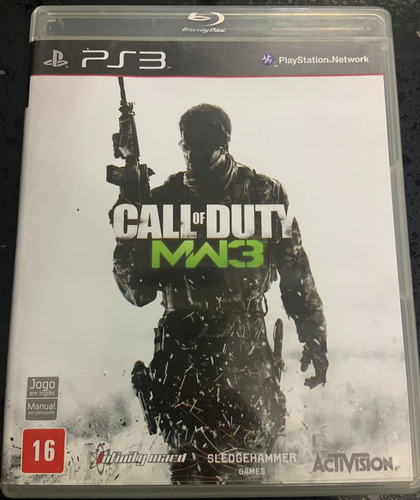 Jogo Call Of Duty Modern Warfare 3 Ps3 Física Original Mw3