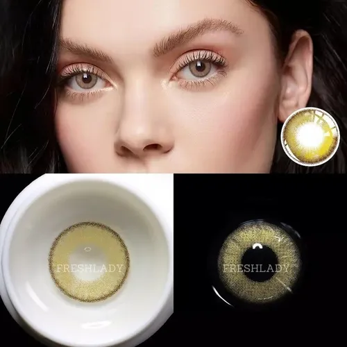 Lentes De Contacto Color Amarillo Y Miel Pupilentes Suaves