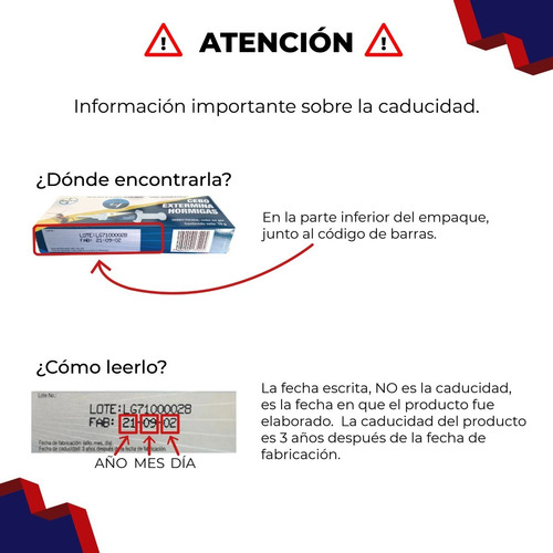 Imagen 3 de 7 de Paquete 3 Piezas Cebo Extermina Cucarachas De 10 G Bayer