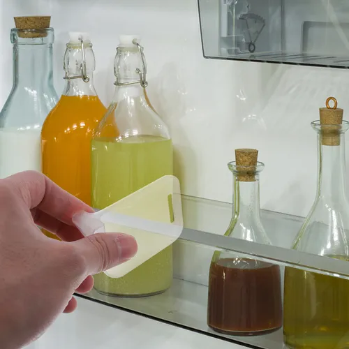 Prácticos Separadores De Nevera De Plástico Transparente, 40