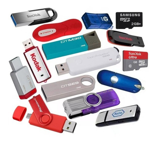 Imagen 1 de 2 de Pendrive O Micro Sd Se Recarga De Musica Y Video