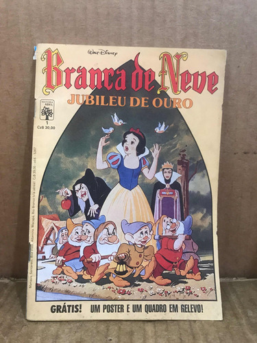 Livro Branca De Neve - Jubileu De Ouro De Walt Disney