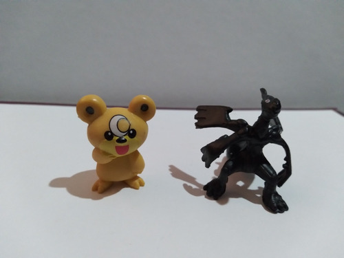 Pokémon - Miniatura De Teddiursa E Zekrom (Usado)