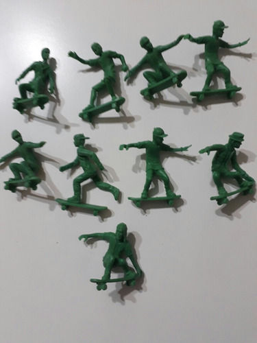 Skaters Tipo Army Men Unicolor No Teck Deck No Tony Hawk (Usado)