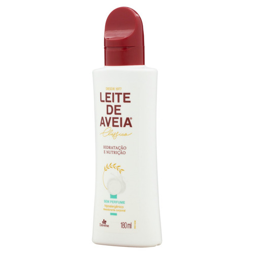 Imagem 2 de 4 de Desodorante Hidratante Corporal Davene Leite de Aveia Frasco 180ml