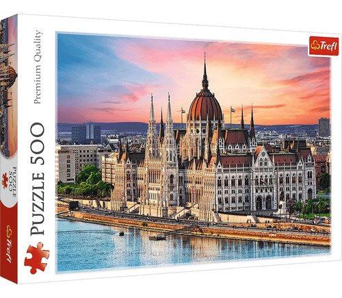 Rompecabezas Budapest Hungría Danubio Puzzle 500 Pz Trefl Sk