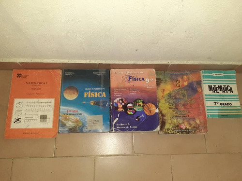 Libros Escolares (bachillerato) Biologia Historia Fisica Etc