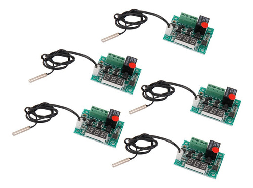 5 X W1209 12v Termostato Digital Controlador De Temperatura