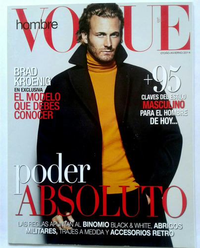 Vogue Hombre Brad Kroenimg Ralph Lauren Nike Montblac Zegna