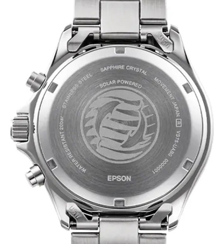 Reloj Cronografo Orient Mako Solar Ra-tx0202b10b Chiarezza Plateado Negro Negro
