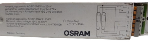 Balasto Elec Quicktronic De Luxe Hf 2x36/230-240 Dim Osram