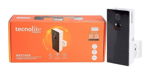 Cámara Smart Exterior Wifi Visión Nocturna Recargable Tecnolite Connect