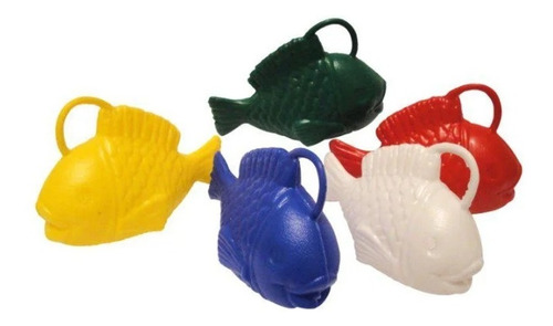 Kit Com 10 Peixinho De Plástico P/ Pescaria De Festa Junina