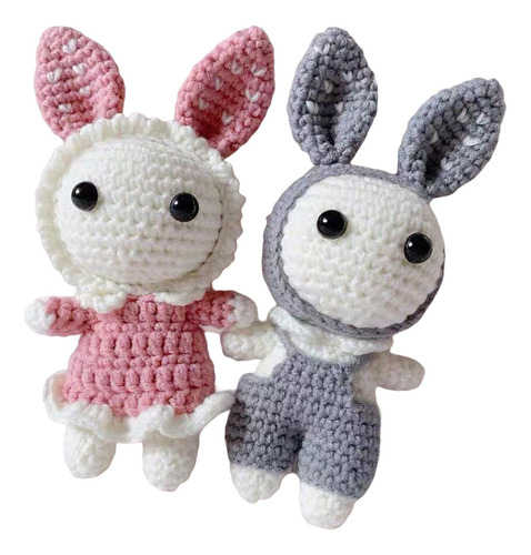 Kit De Ganchillo Conejo Crochet Craft Set Juguete De Tejer A