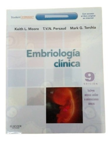 Libro Embriologia Clinica Medica  Moore
