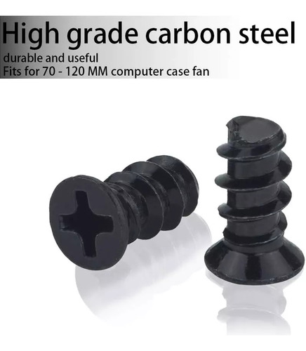 20 Unidades Tornillos Para Coolers Exclusive Hw Pc Negro