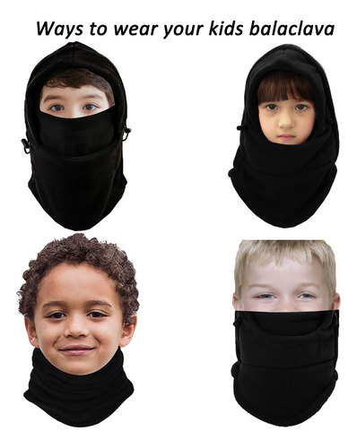 Gorro De Invierno Yqxcc Balaclava Ajustable Con Forro De Fel Color Talle Diseño De La Tela