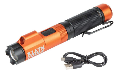 Klein Tools Linterna Recargable Led 56040, 350 Lúmenes, Enfo