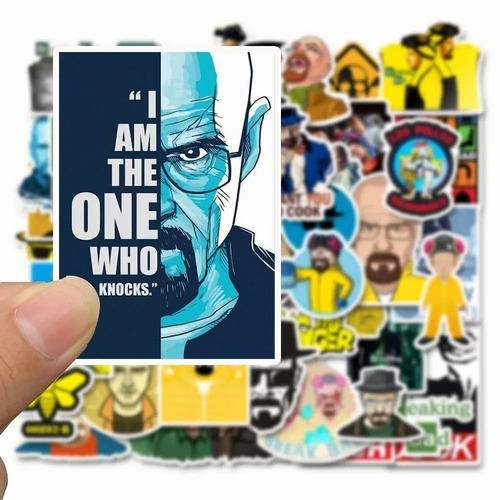 Imagen 4 de 6 de Breaking Bad - Set De 50 Stickers / Calcomanias / Pegatinas