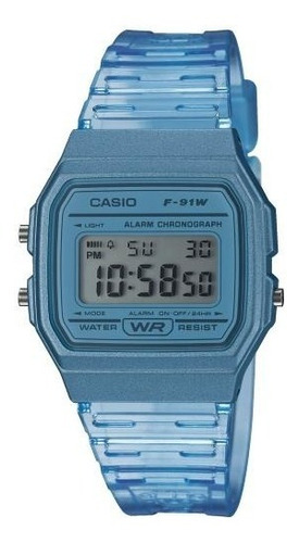 Reloj Casio Vintage F-91ws-2d Wr Agente Oficial Watchcenter