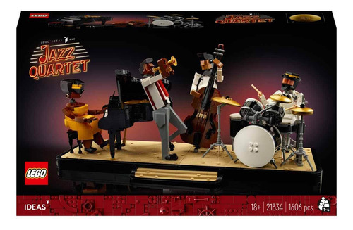 Kit De Construcción Lego Ideas Jazz Quartet 21334 Para Adult